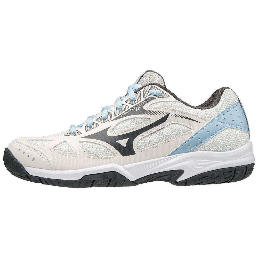 Scarpe Pallavolo Mizuno Cyclone Speed 2 Uomo - Bianche/Grigie - 92630-HEVS